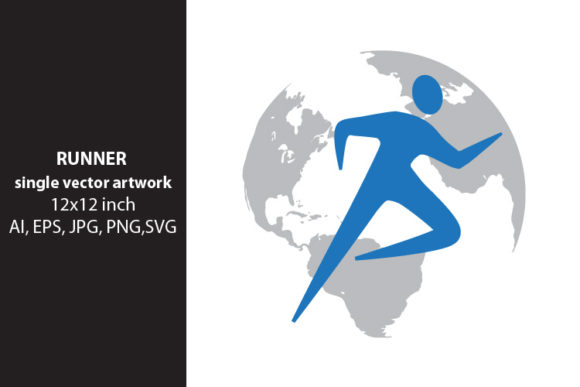 Download RUNNER- SINGLE VECTOR ARTWORK - Vector Collection