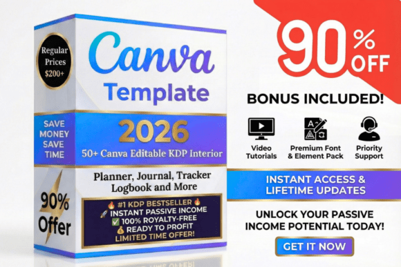 Download 50+ Editable Templates | KDP 2026 - Premium Resources
