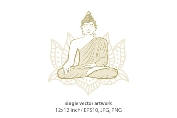 Download Buddhism and Meditation - Vector - Vector Collection