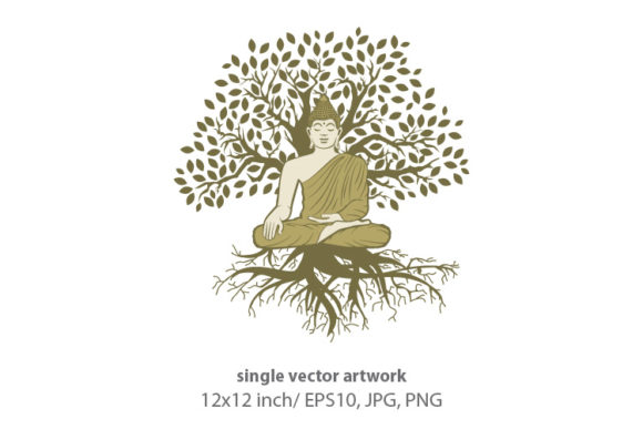 Download Buddhism and Meditation - Vector - Vector Collection