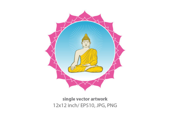 Download Buddhism and Meditation - Vector - Vector Collection