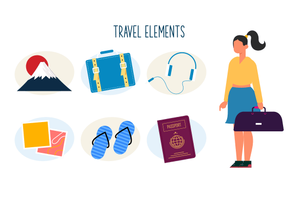 Download Travel Elements Logo Collection Vector - Vector Collection