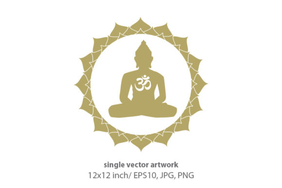 Download Buddhism and Meditation - Vector - Vector Collection