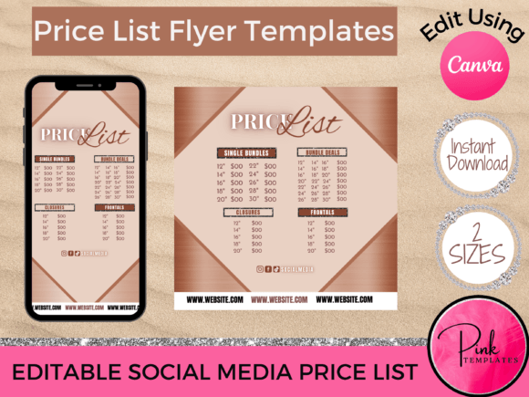 Download Beauty Hair Price List Flyer - Beauty Collection