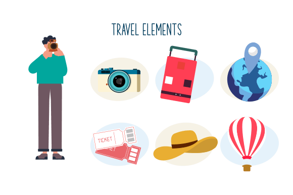 Download Travel Elements Logo Collection Vector - Vector Collection