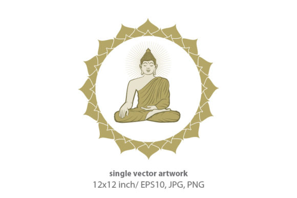 Download Buddhism and Meditation - Vector - Vector Collection