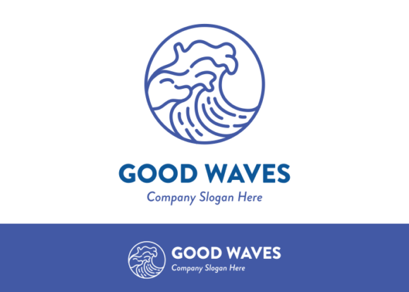 Download Ocean Waves Surfing Logo Ideas Vector 5 - Vector Collection
