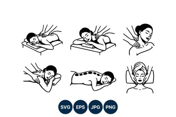 Download Massage Therapy Woman Vector - Vector Collection