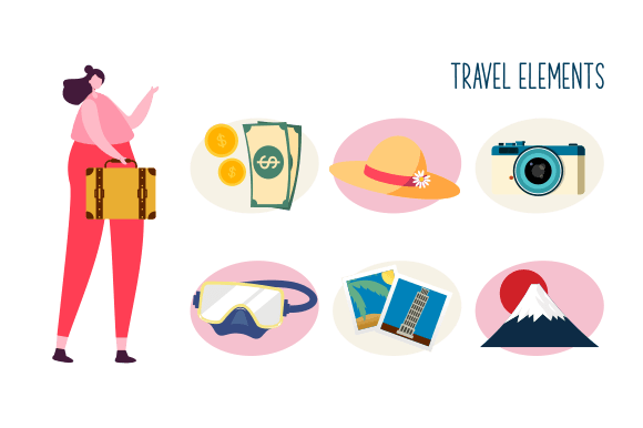 Download Travel Elements Logo Collection Vector - Vector Collection