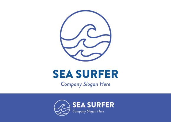 Download Ocean Waves Surfing Logo Ideas Vector 7 - Vector Collection