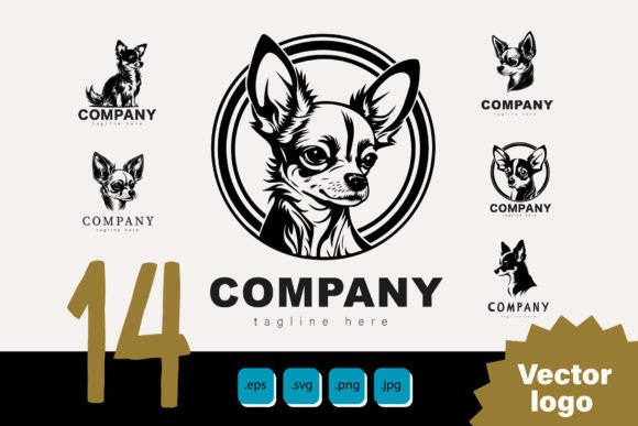 Download Chihuahua Dog Logos. Vector Chihuahua Si - Vector Collection