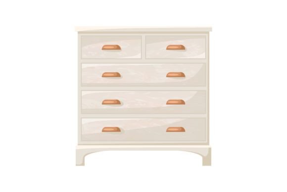 Download Old Furniture for Home Interior Vector I - Vector Collection