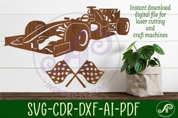 Download Race Car Wall Sign, SVG File. Vector Cut - Vector Collection