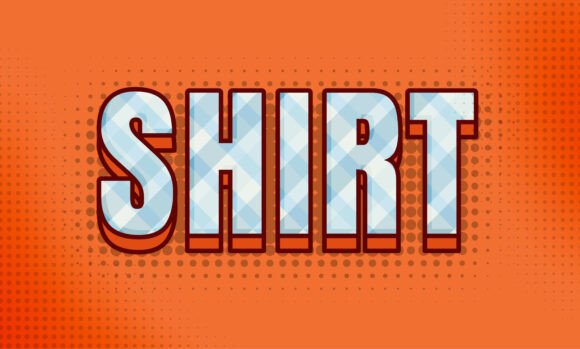 Download Editable Flannel Shirt Text Effect - Editable Collection