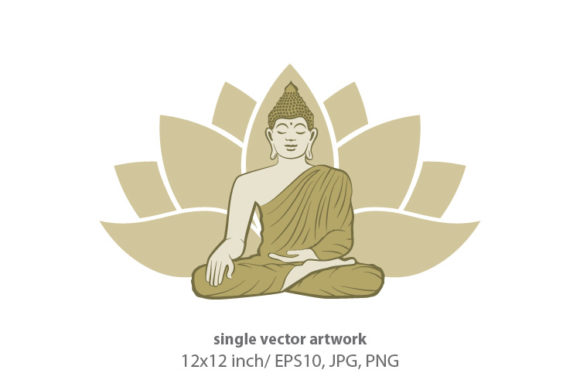 Download Buddhism and Meditation - Vector - Vector Collection