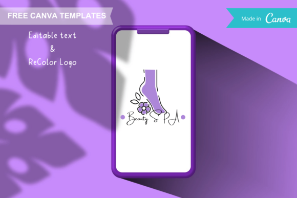 Download Canva Logo Templates - Foot SPA - Canva logo templates Collection