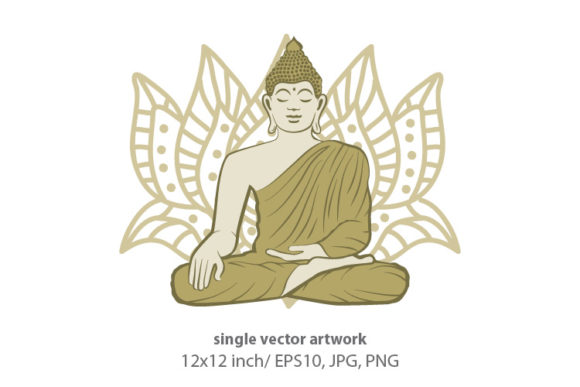 Download Buddhism and Meditation - Vector - Vector Collection