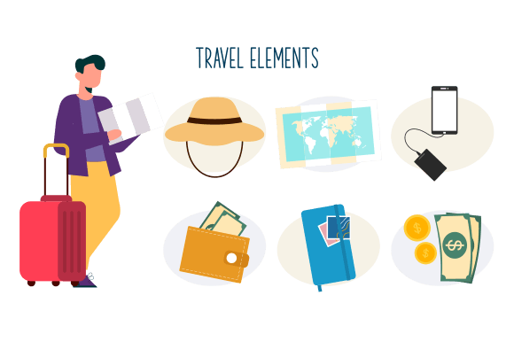 Download Travel Elements Logo Collection Vector - Vector Collection