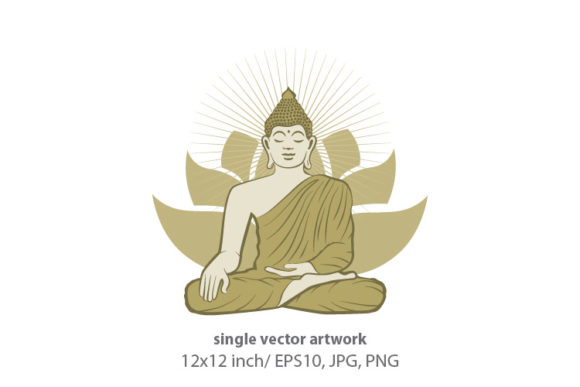 Download Buddhism and Meditation - Vector - Vector Collection
