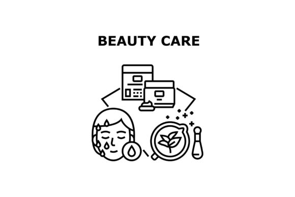 Download Beauty Care Vector Concept Black - Vector Collection