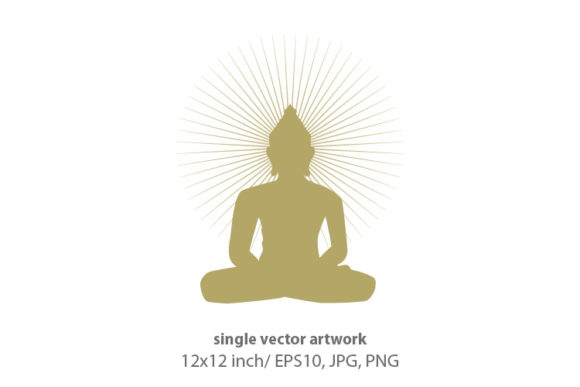 Download Buddhism and Meditation - Vector - Vector Collection