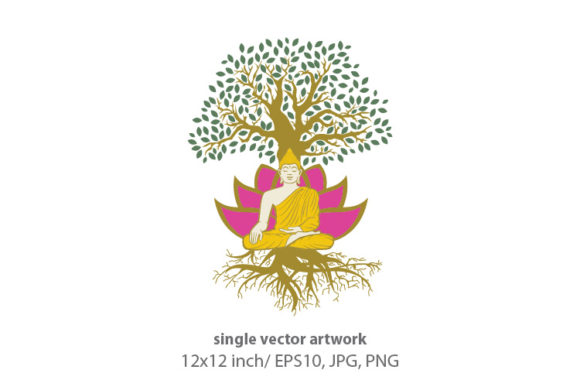 Download Buddhism and Meditation - Vector - Vector Collection