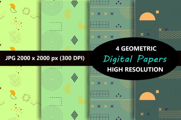 Download Green Geometry Pattern - Geometry pattern Collection