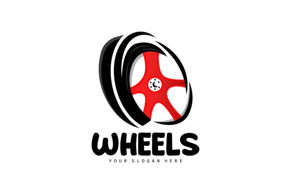 Download Tire Wheel Logo, Automotive Parts Vector - Vector Collection