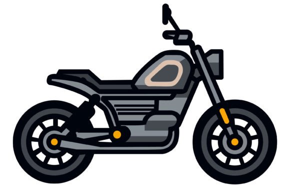 Download Illustration of Motor Cycle Vector - Vector Collection