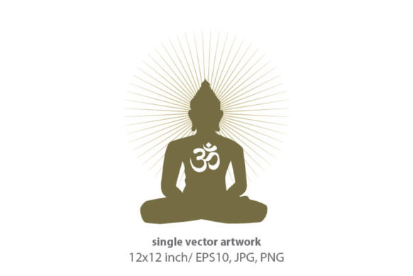 Download Buddhism and Meditation - Vector - Vector Collection