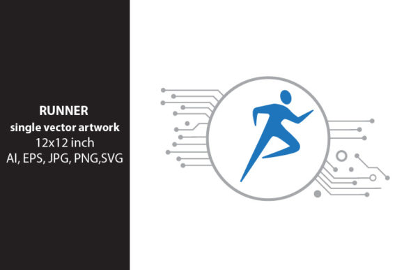Download RUNNER- SINGLE VECTOR ARTWORK - Vector Collection