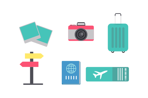 Download Travel Elements Logo Collection Vector - Vector Collection