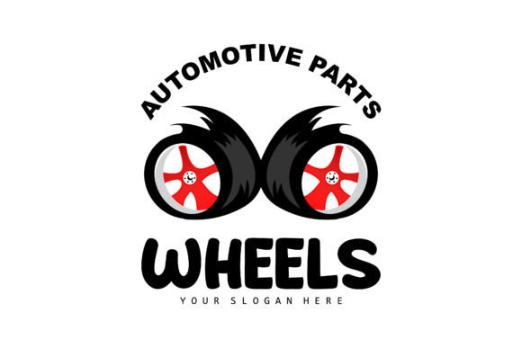 Download Tire Wheel Logo, Automotive Parts Vector - Vector Collection